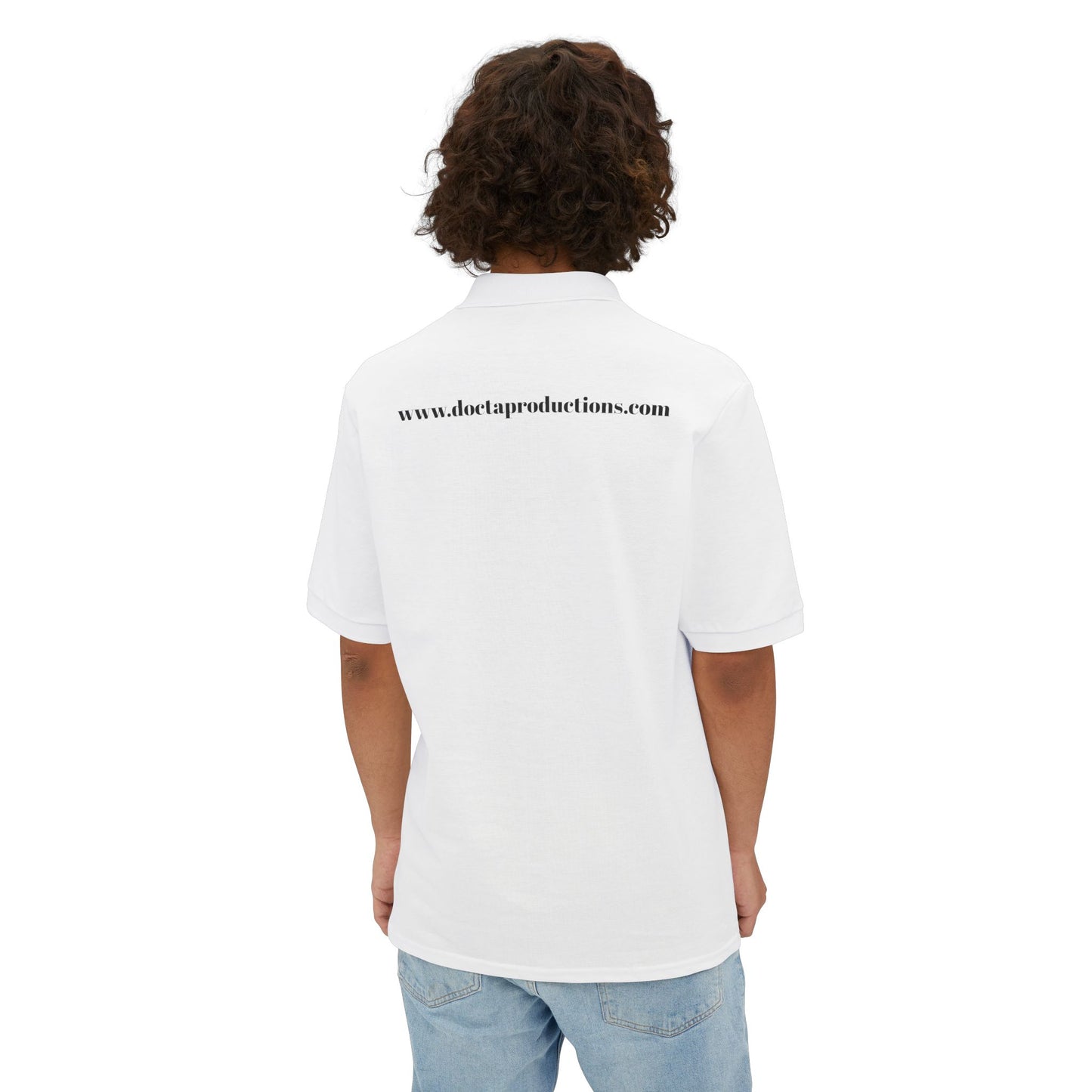 Positive Mindset Polo Shirt, Motivational Shirt for Men, Gift for Dad, Fitness Clothing, Office Wear, Casual Style