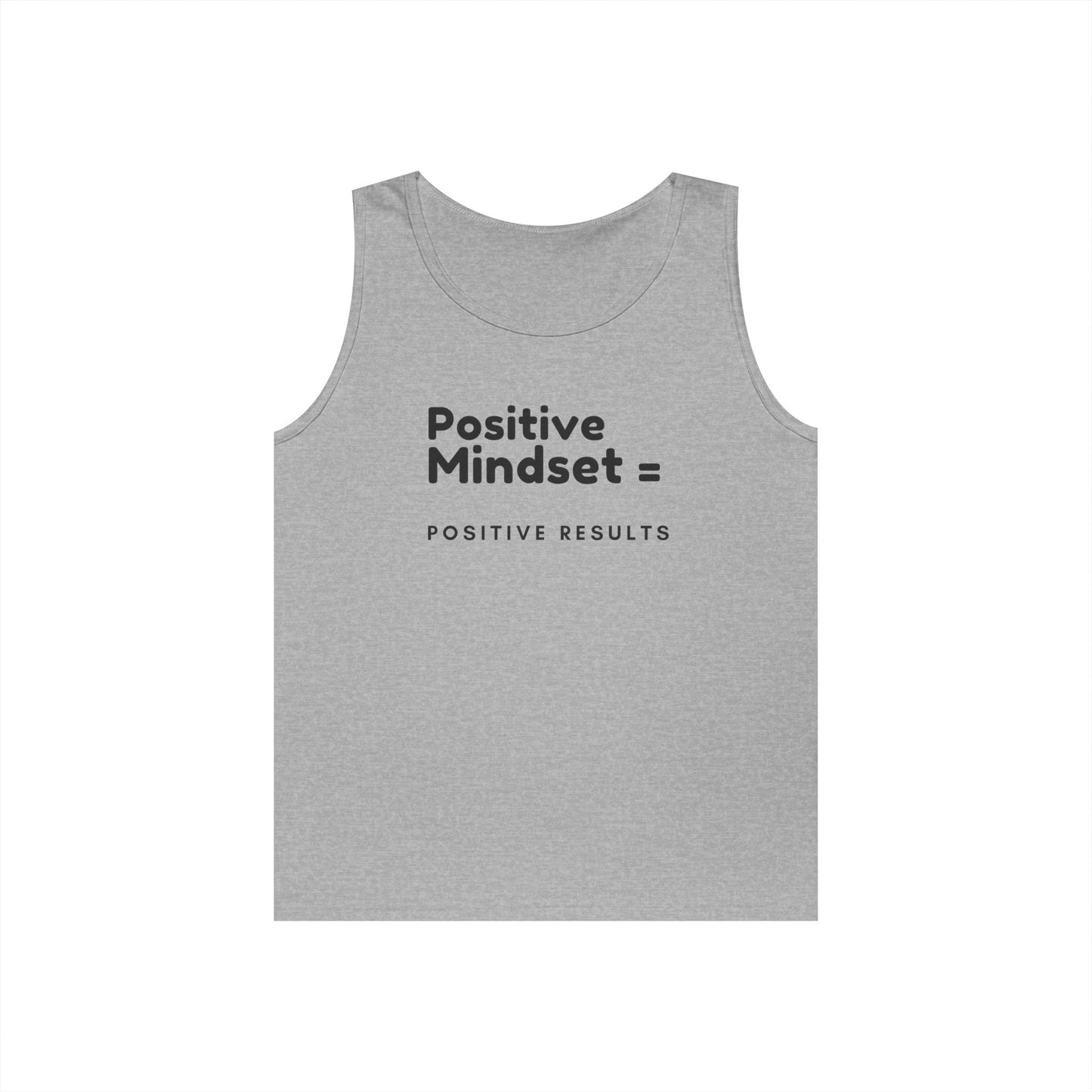 Positive Mindset Unisex Heavy Cotton Tank Top - Motivational Apparel for Everyday Inspiration