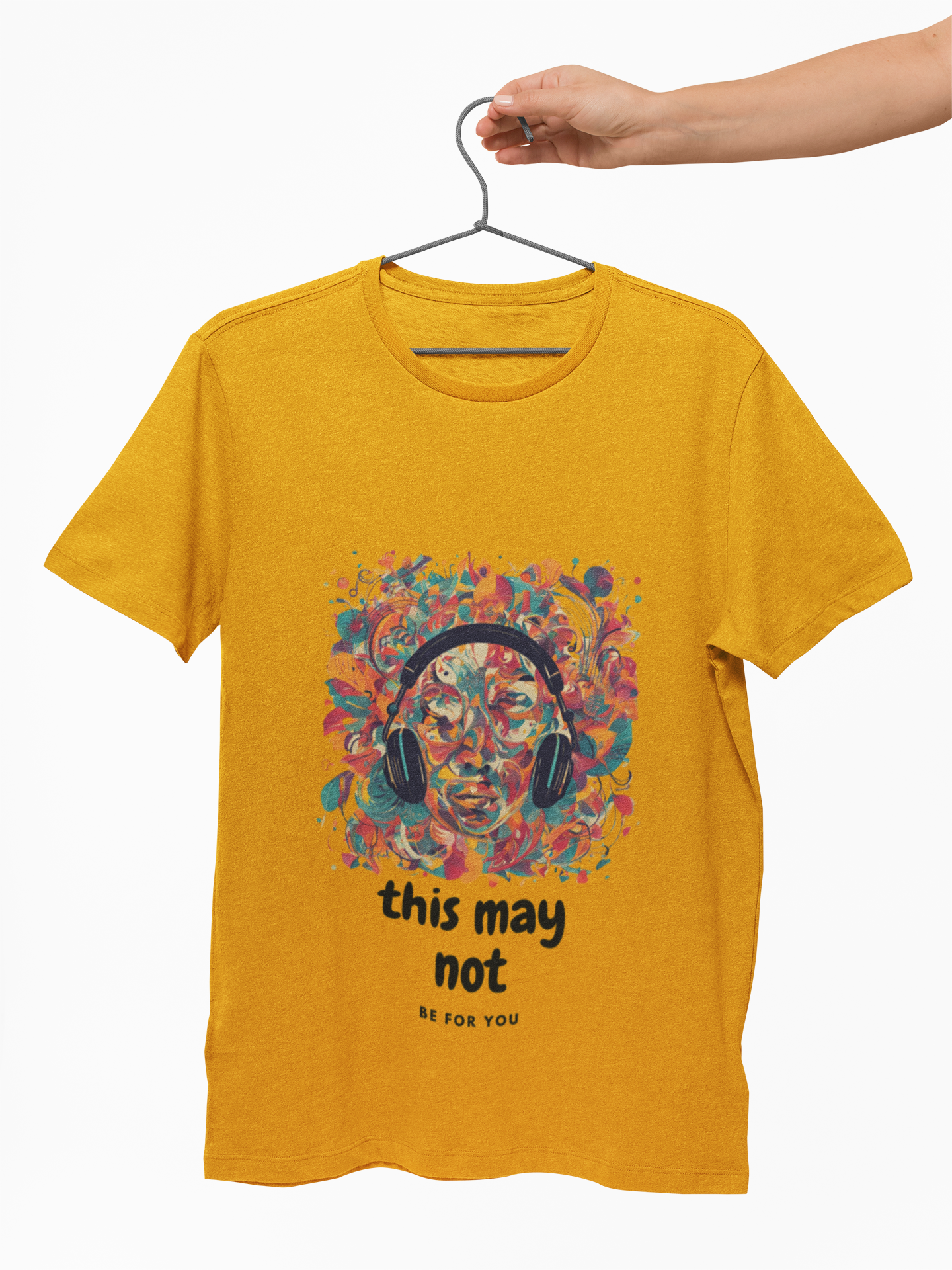 Vibrant Unisex Cotton Crew Tee - 'This May Not Be for You'