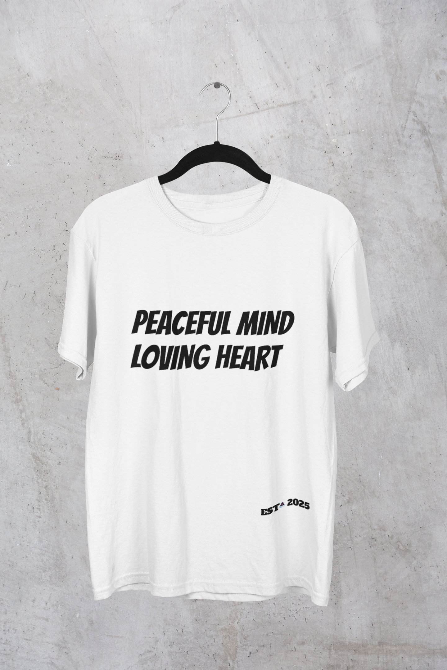 Unisex Peace & Love Heart Design