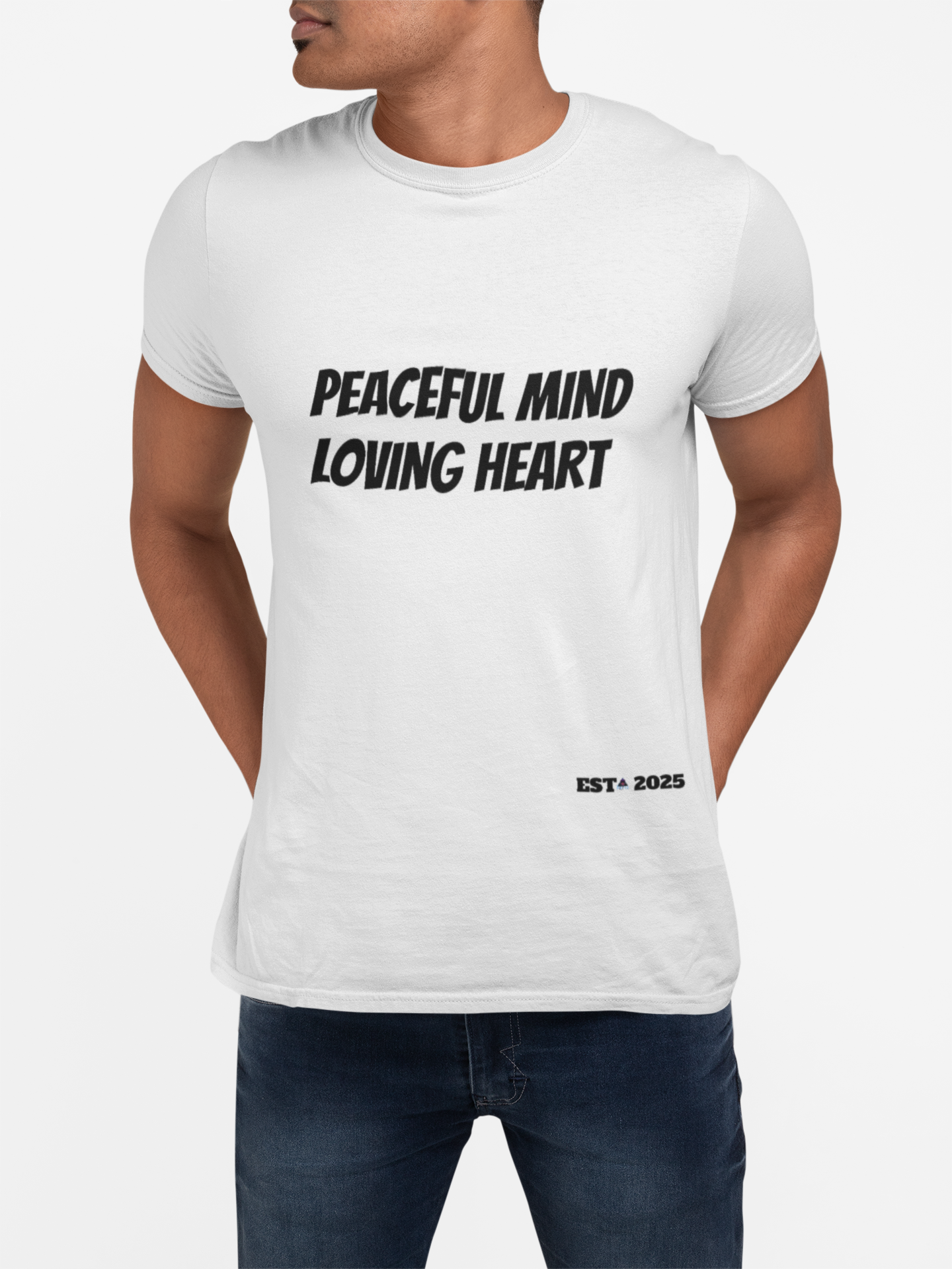 Unisex Peace & Love Heart Design