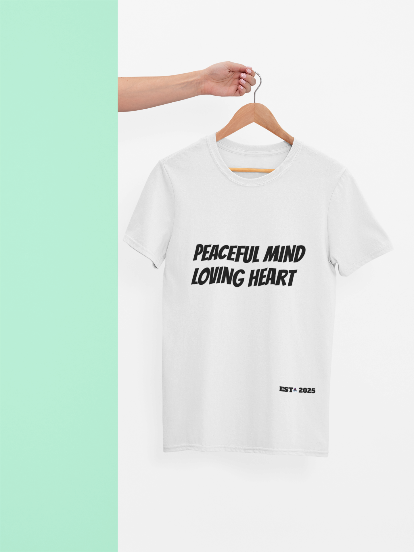 Unisex Peace & Love Heart Design