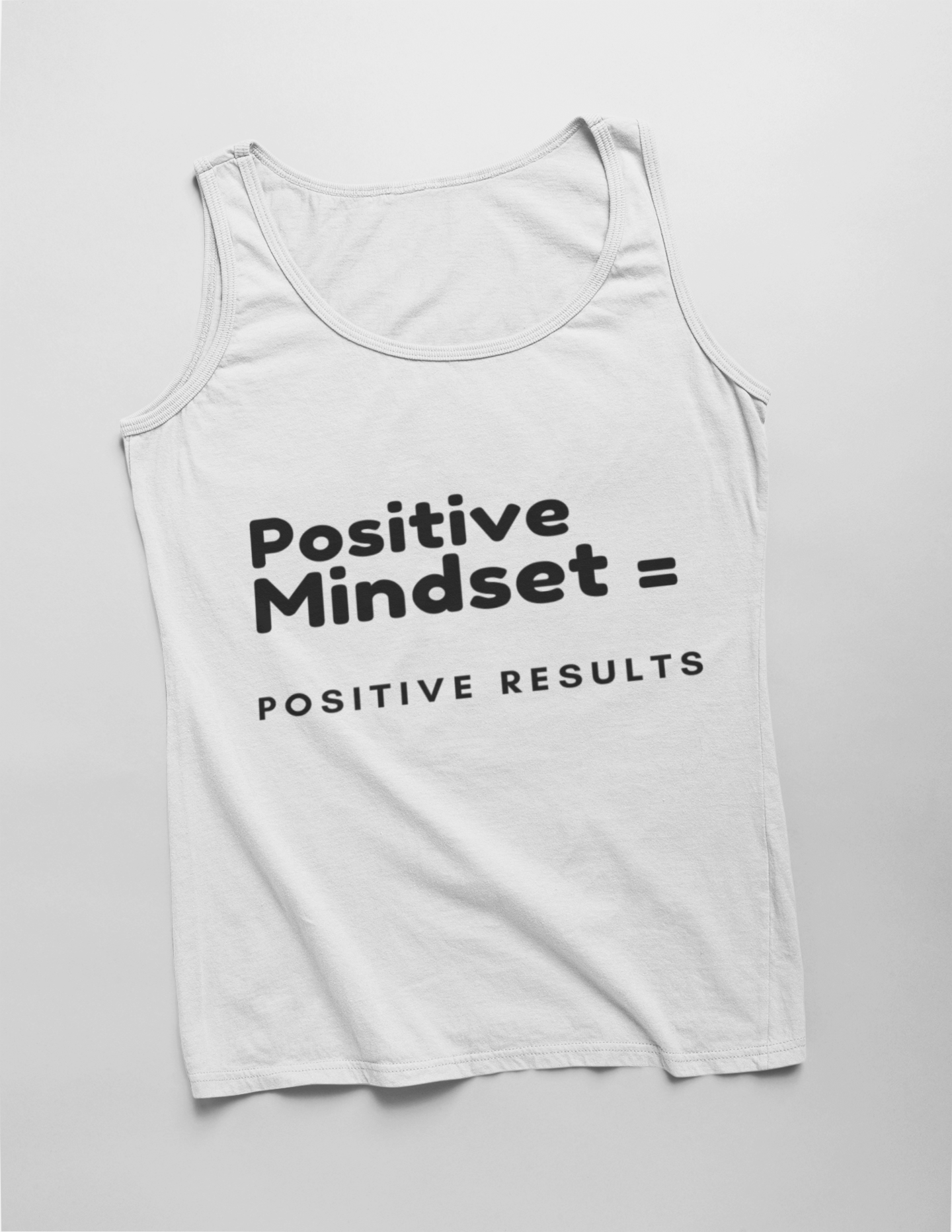 Positive Mindset Unisex Heavy Cotton Tank Top - Motivational Apparel for Everyday Inspiration