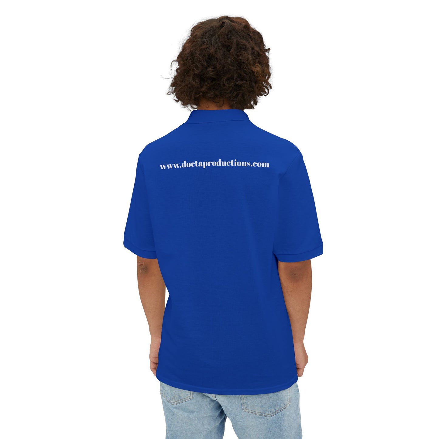 Positive Mindset Polo Shirt, Motivational Shirt for Men, Gift for Dad, Fitness Clothing, Office Wear, Casual Style