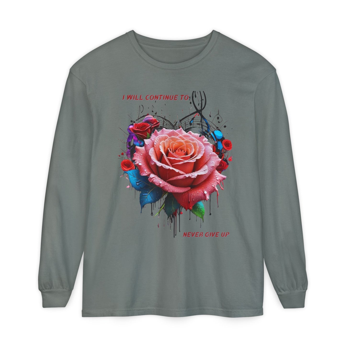Unisex Garment-dyed Long Sleeve T-Shirt