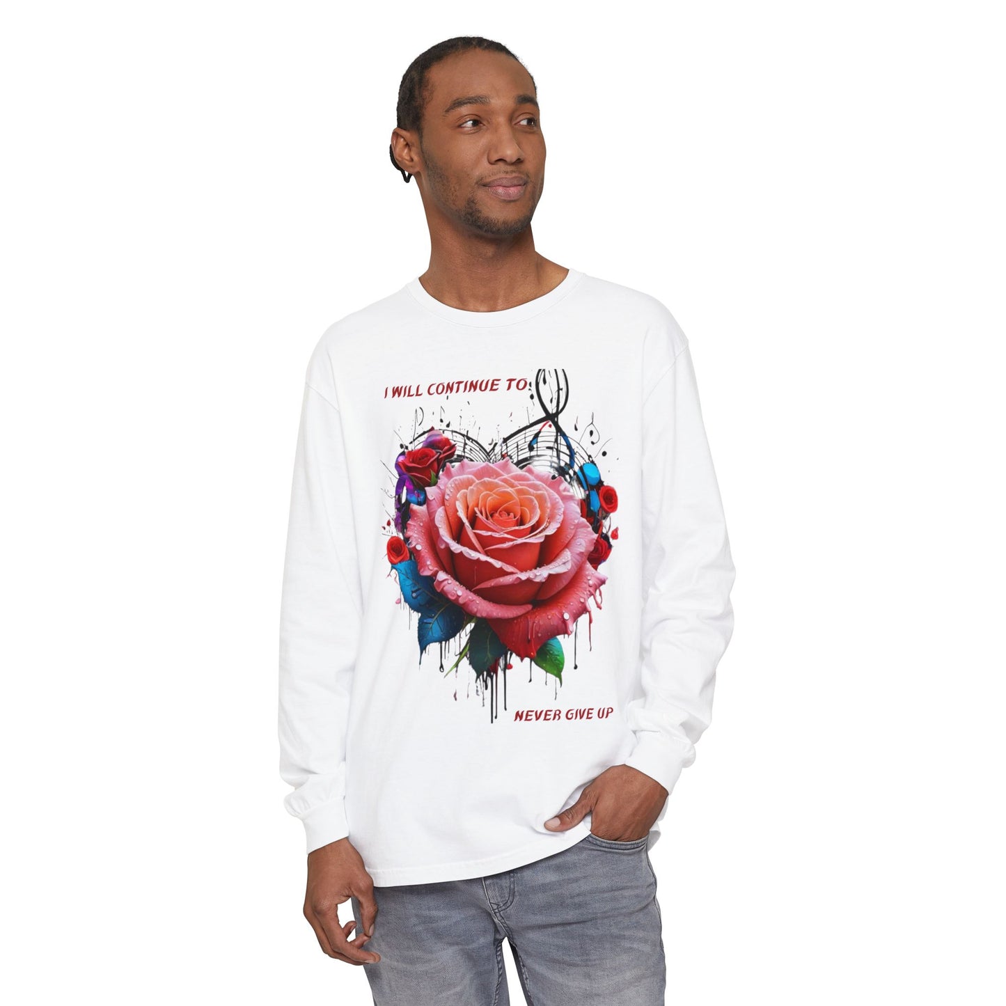 Unisex Garment-dyed Long Sleeve T-Shirt