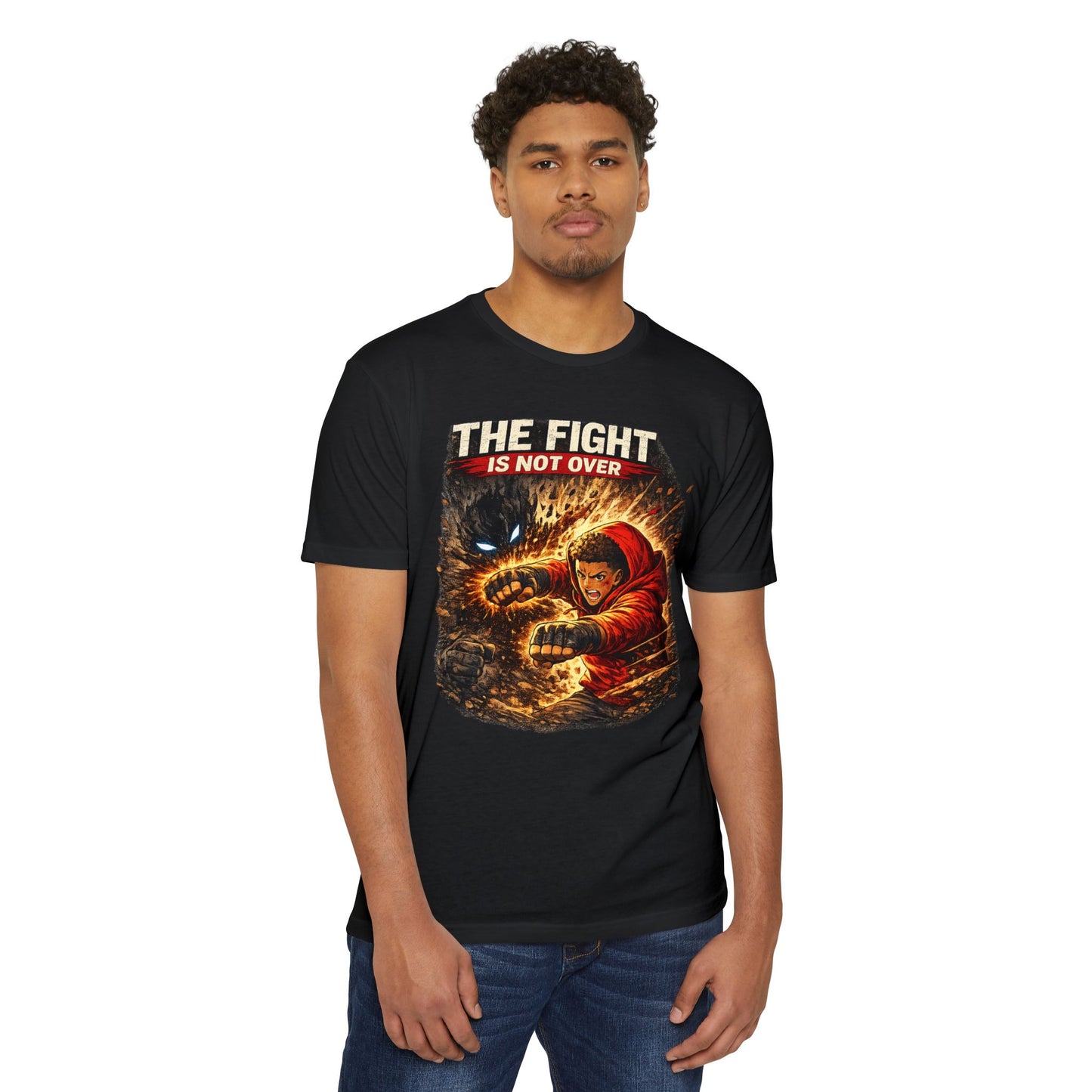 The Fight Is Not Over T-Shirt —BigNTall