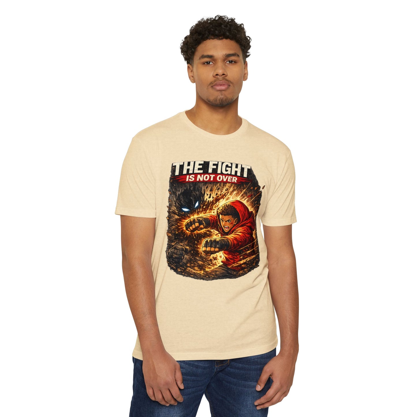 The Fight Is Not Over T-Shirt —BigNTall