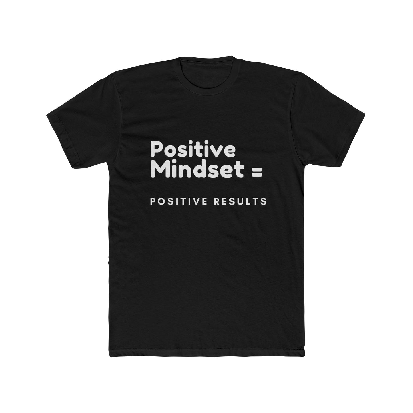 Positive Mindset Unisex Cotton Crew Tee - Motivational T-Shirt for Everyday Inspiration