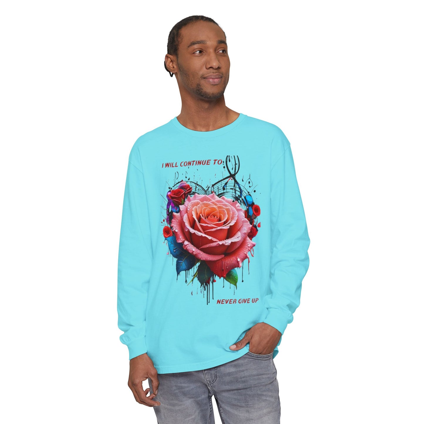Unisex Garment-dyed Long Sleeve T-Shirt