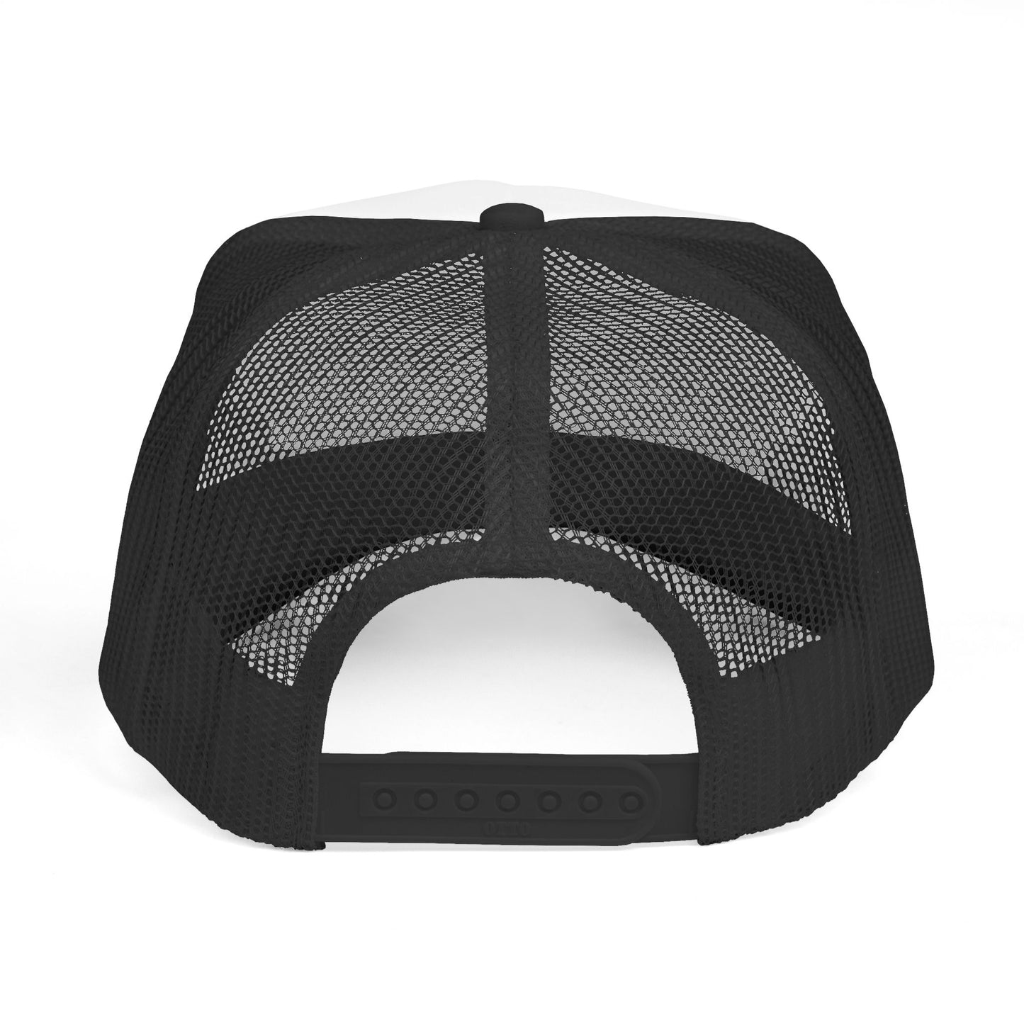 Faith Trucker Hat — Retro Cross Logo Mesh Cap