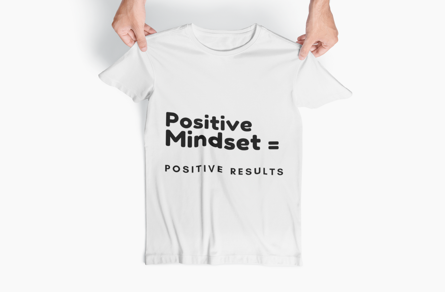 Positive Mindset Unisex Cotton Crew Tee - Motivational T-Shirt for Everyday Inspiration