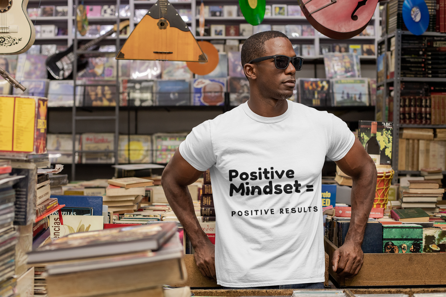 Positive Mindset Unisex Cotton Crew Tee - Motivational T-Shirt for Everyday Inspiration