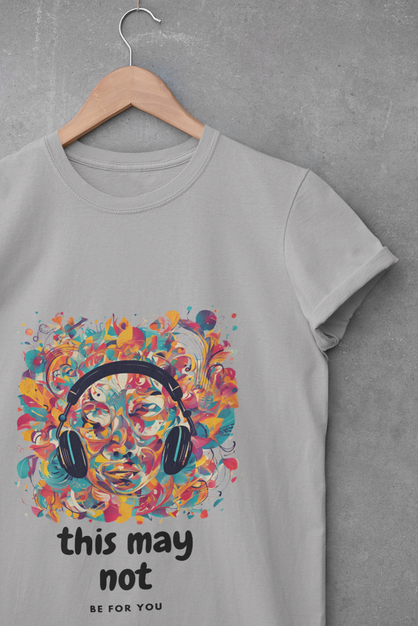 Vibrant Unisex Cotton Crew Tee - 'This May Not Be for You'
