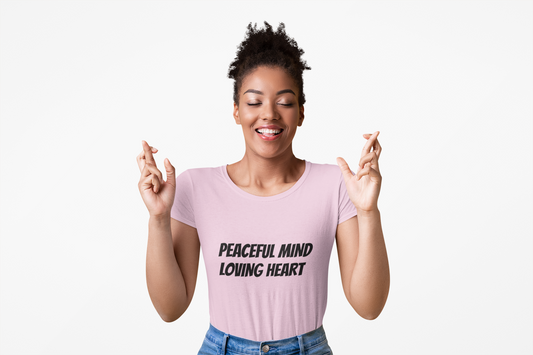 Unisex Peace & Love Heart Design