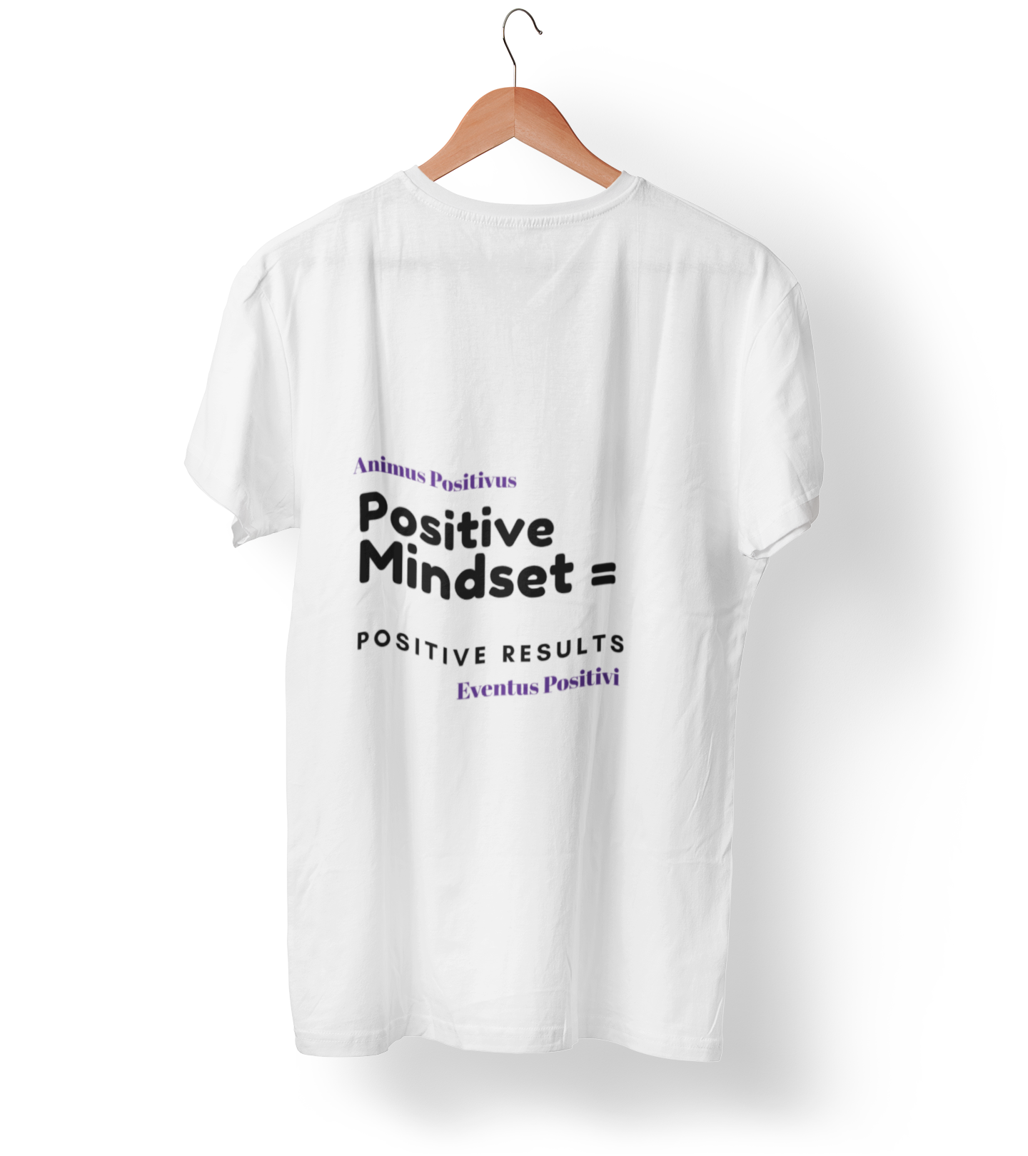 Positive Mindset Unisex Cotton Crew Tee - Motivational T-Shirt for Everyday Inspiration" Latin"