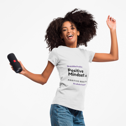 Positive Mindset Unisex Cotton Crew Tee - Motivational T-Shirt for Everyday Inspiration " Spanish"