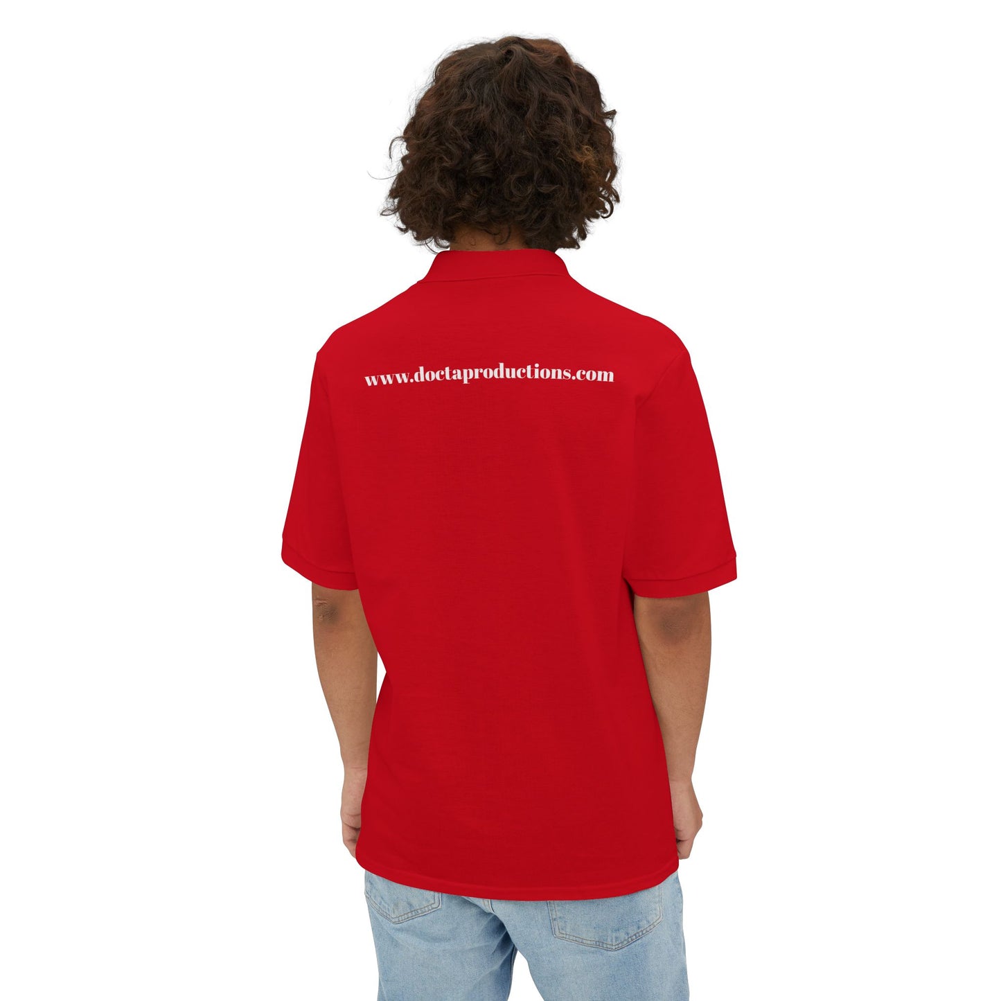 Positive Mindset Polo Shirt, Motivational Shirt for Men, Gift for Dad, Fitness Clothing, Office Wear, Casual Style