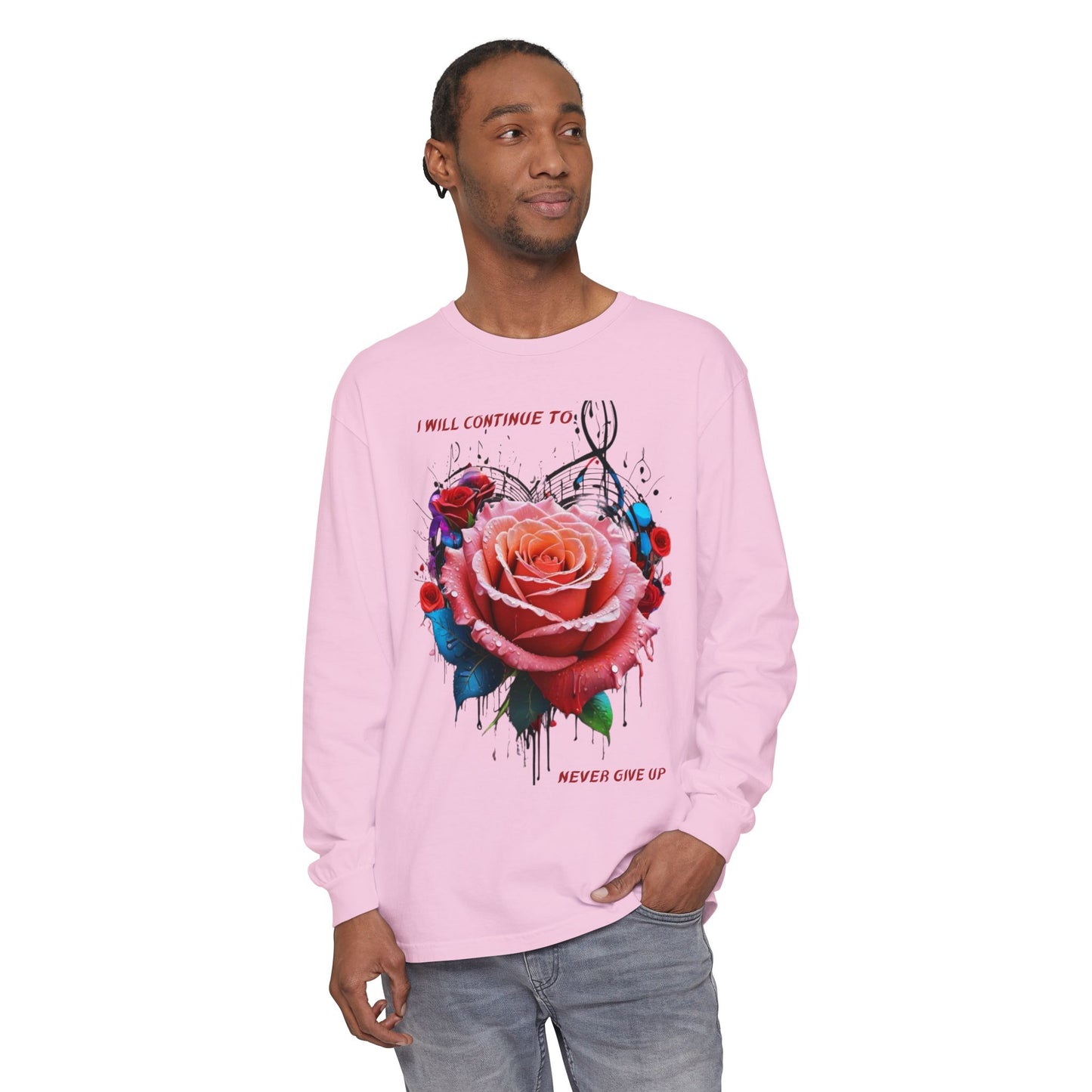 Unisex Garment-dyed Long Sleeve T-Shirt