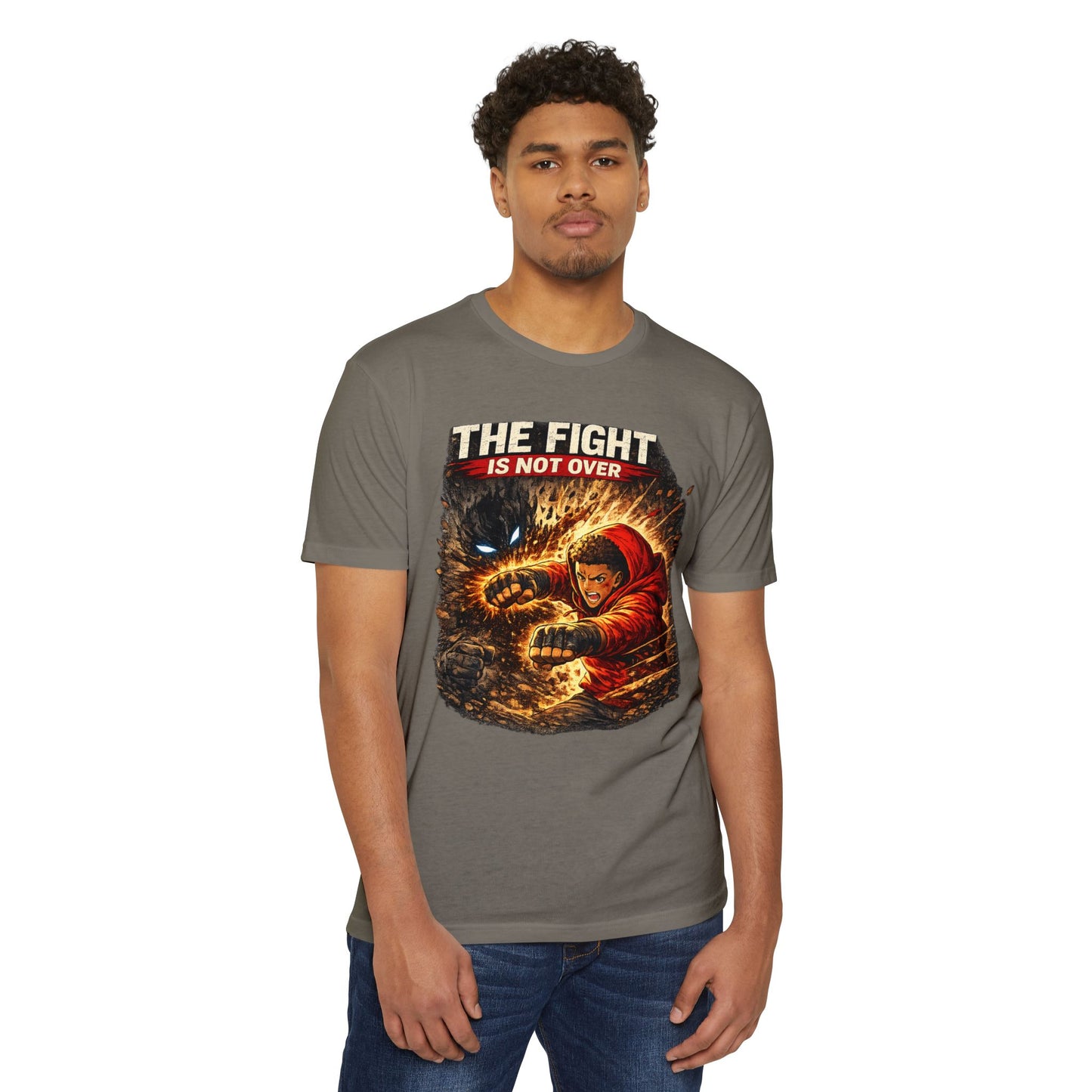 The Fight Is Not Over T-Shirt —BigNTall