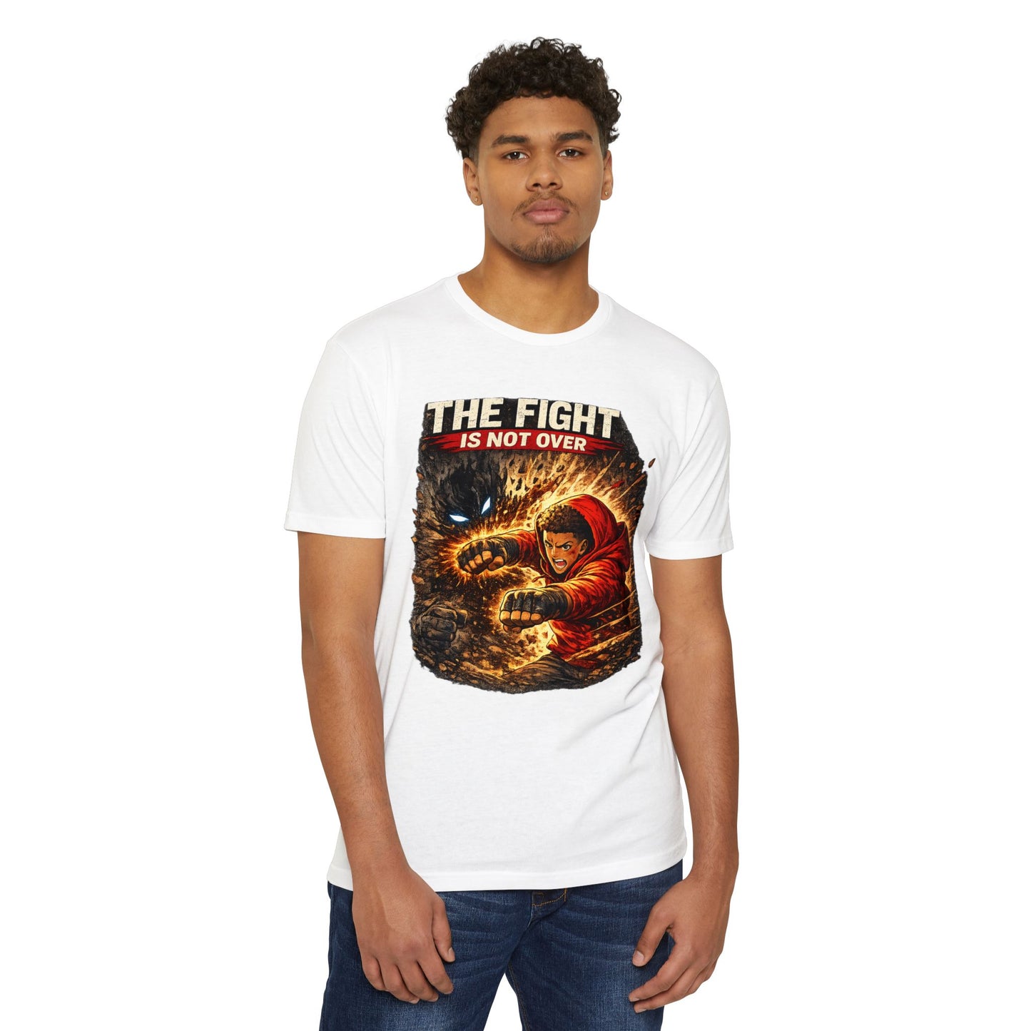 The Fight Is Not Over T-Shirt —BigNTall