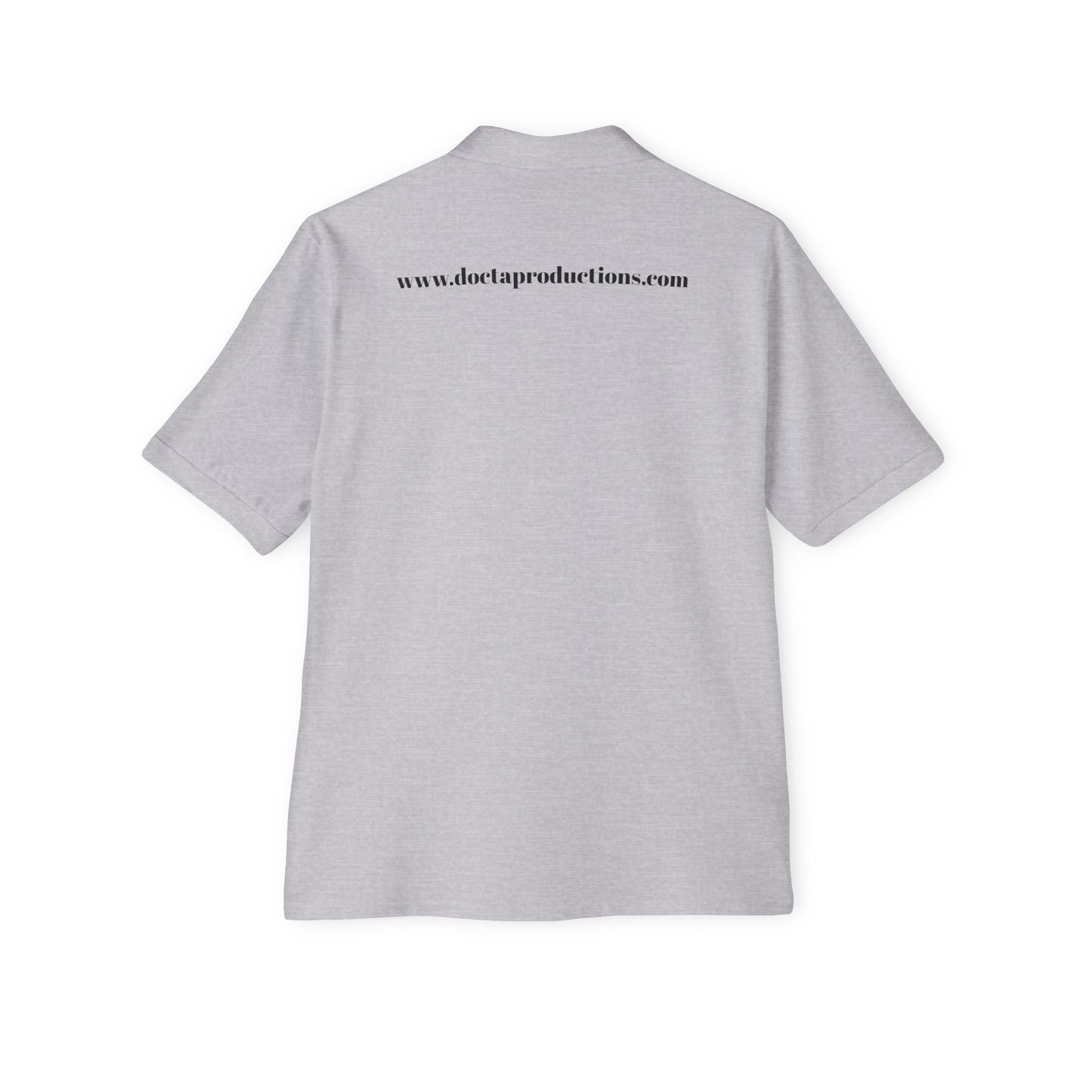 Positive Mindset Polo Shirt, Motivational Shirt for Men, Gift for Dad, Fitness Clothing, Office Wear, Casual Style