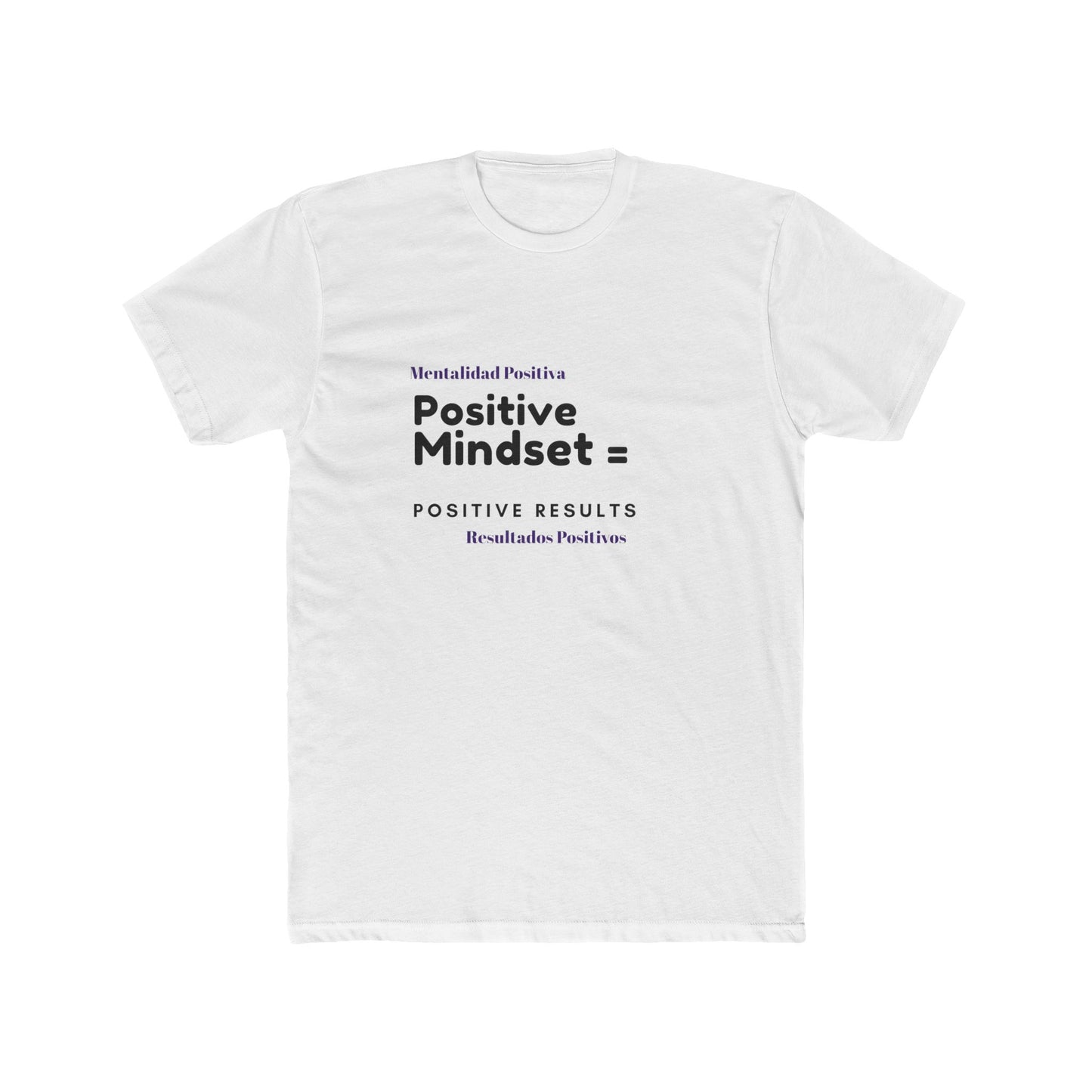 Positive Mindset Unisex Cotton Crew Tee - Motivational T-Shirt for Everyday Inspiration " Spanish"