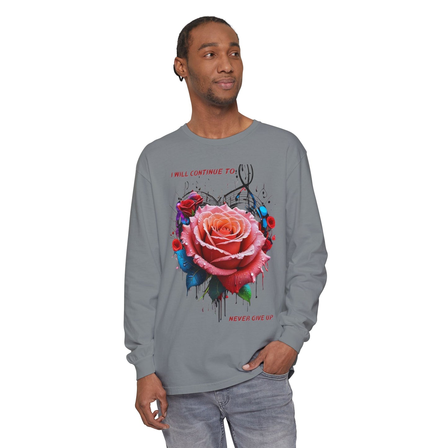 Unisex Garment-dyed Long Sleeve T-Shirt