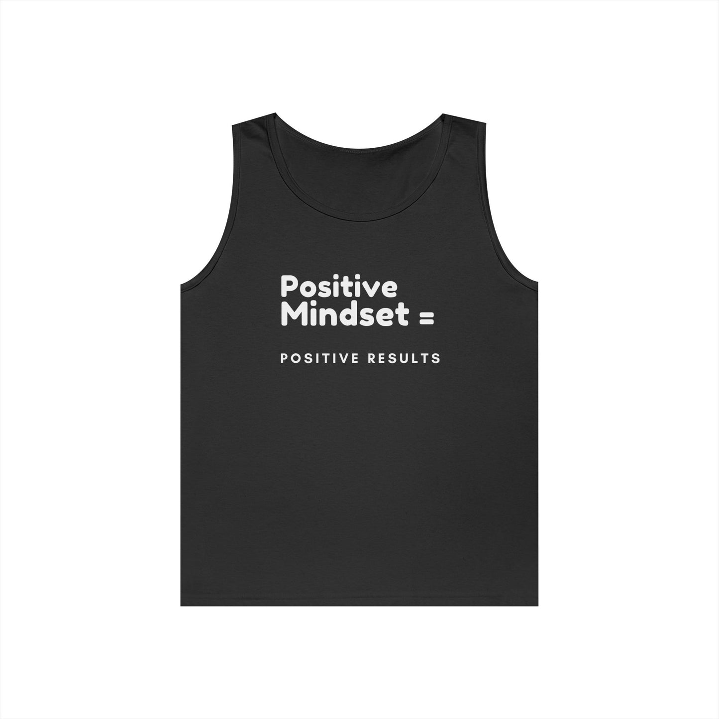 Positive Mindset Unisex Heavy Cotton Tank Top - Motivational Apparel for Everyday Inspiration