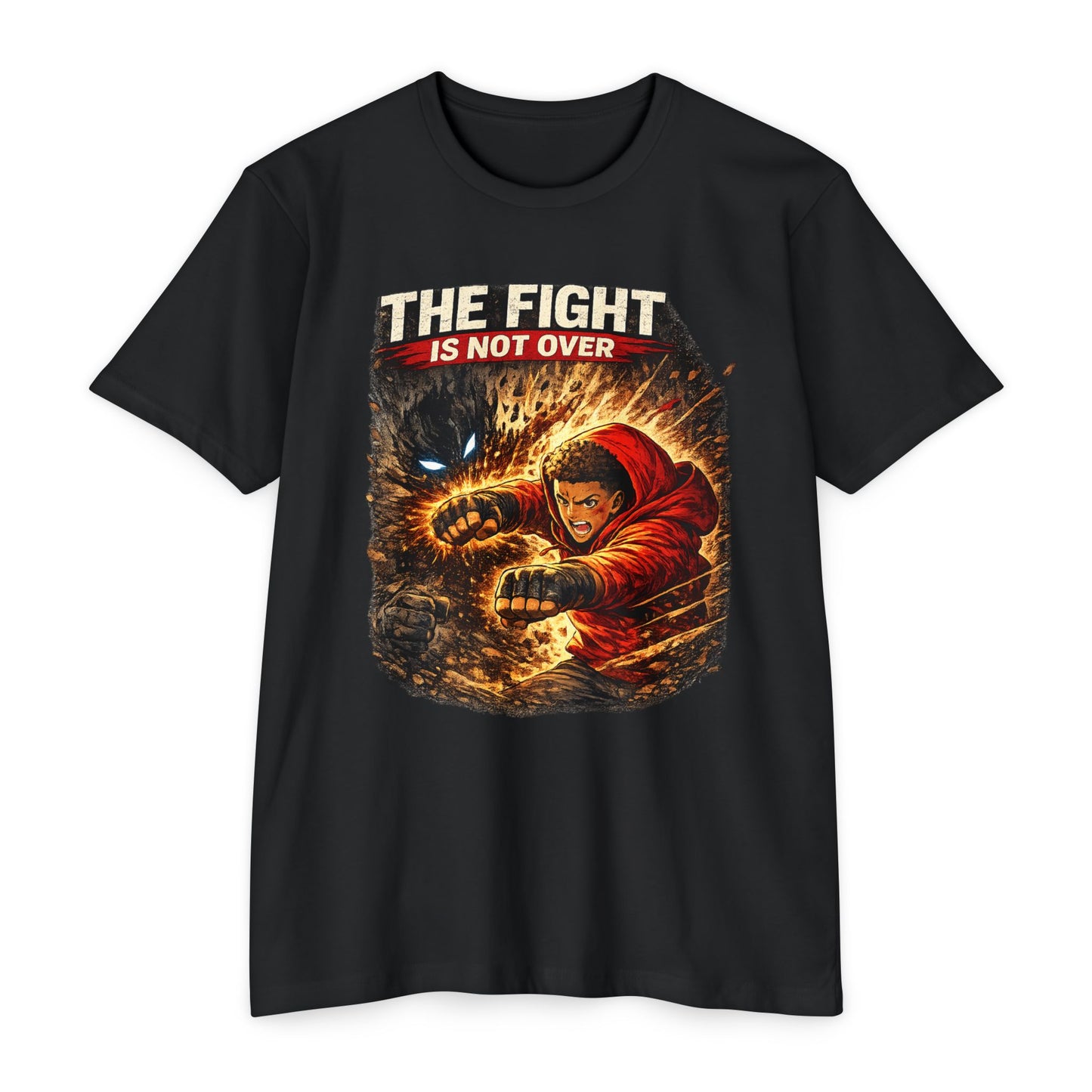 The Fight Is Not Over T-Shirt —BigNTall