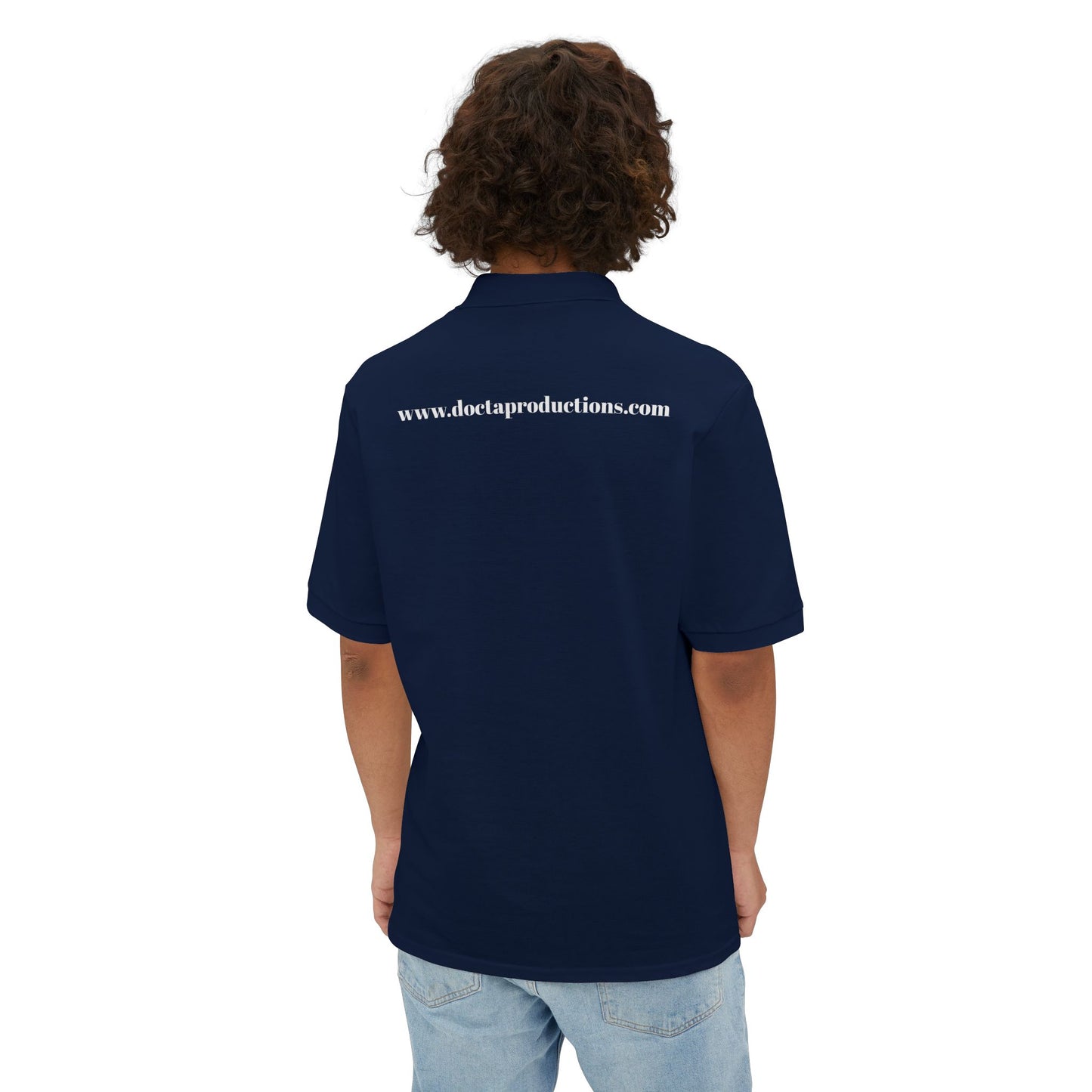 Positive Mindset Polo Shirt, Motivational Shirt for Men, Gift for Dad, Fitness Clothing, Office Wear, Casual Style