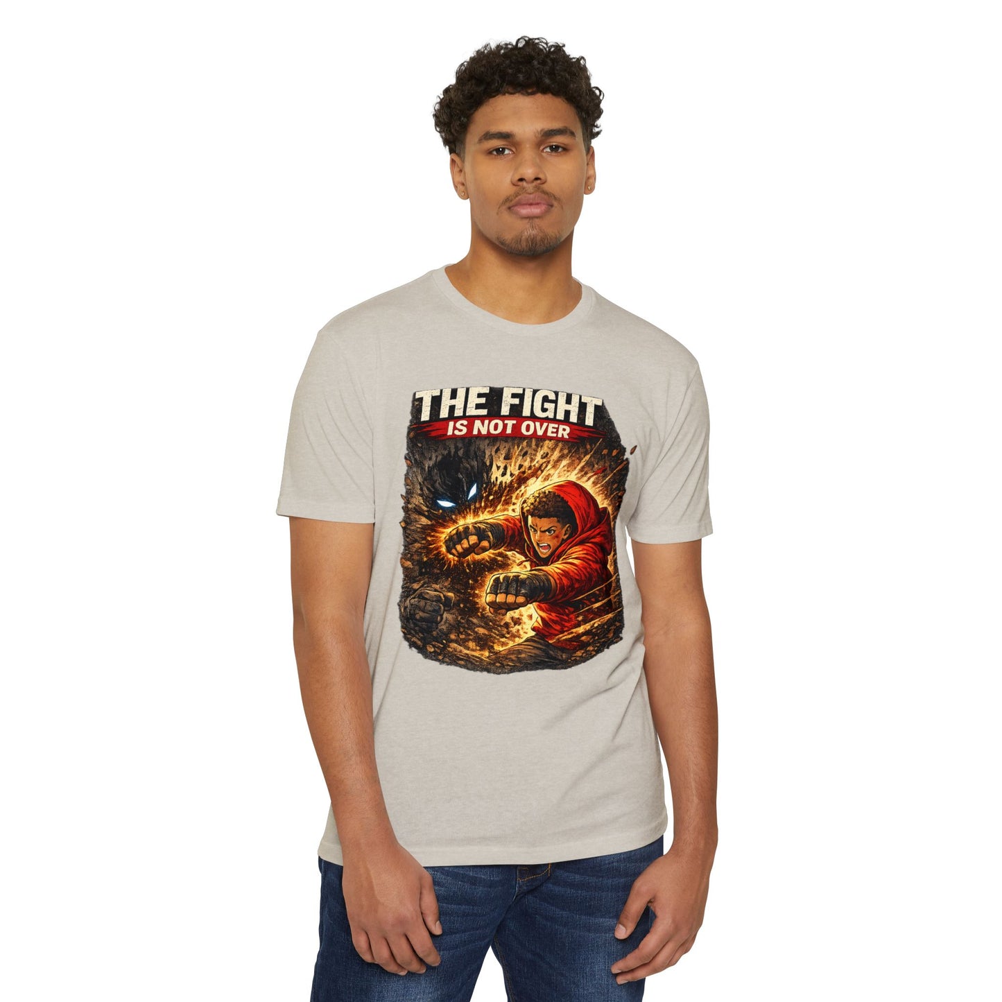 The Fight Is Not Over T-Shirt —BigNTall
