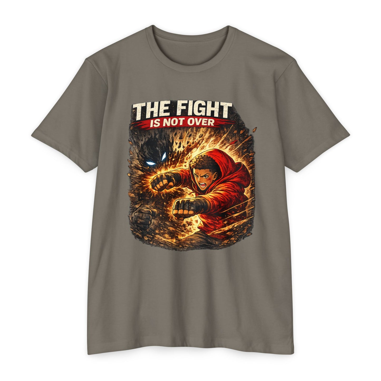 The Fight Is Not Over T-Shirt —BigNTall