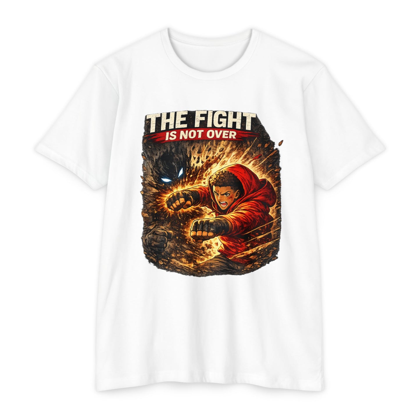 The Fight Is Not Over T-Shirt —BigNTall