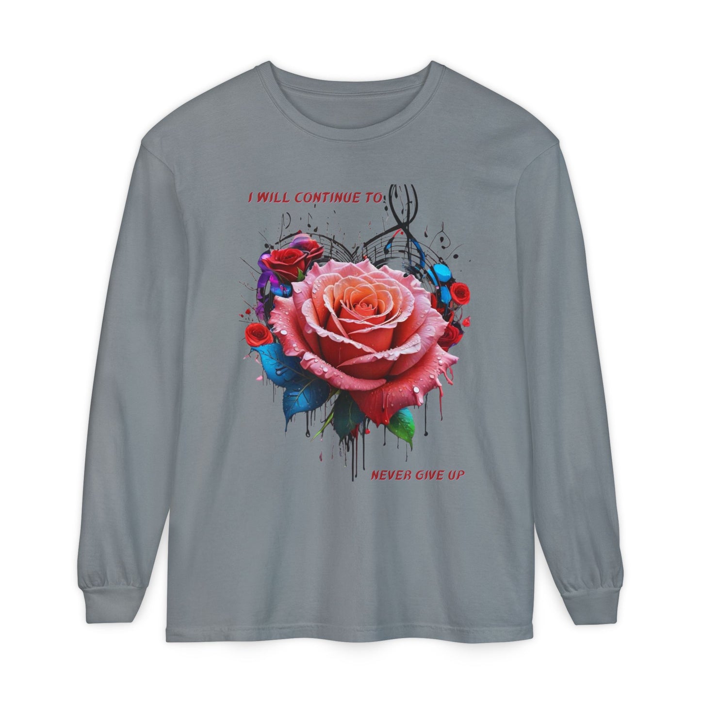 Unisex Garment-dyed Long Sleeve T-Shirt
